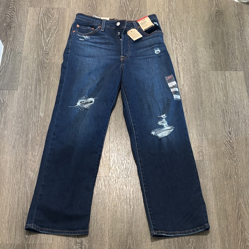 Levi's Men's Dark Blue Relaxed Jeans